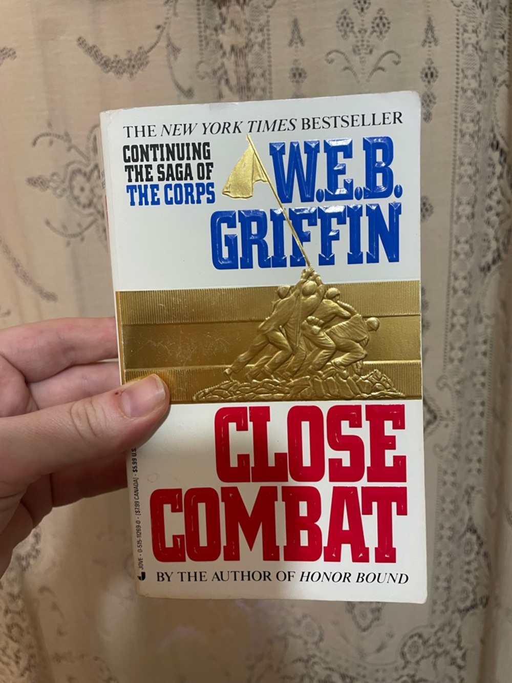 Close Combat - White Cover (Gold & Red Accents)